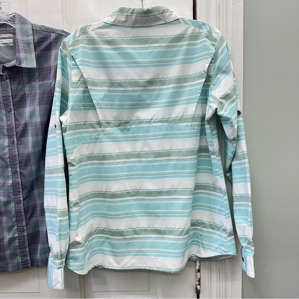 2‎ Columbia omni-shade long sleeve button down fishing shirts women's medium - Picture 5 of 15